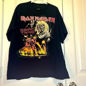 Iron Maiden XL Number of the Beast Graphic Tee